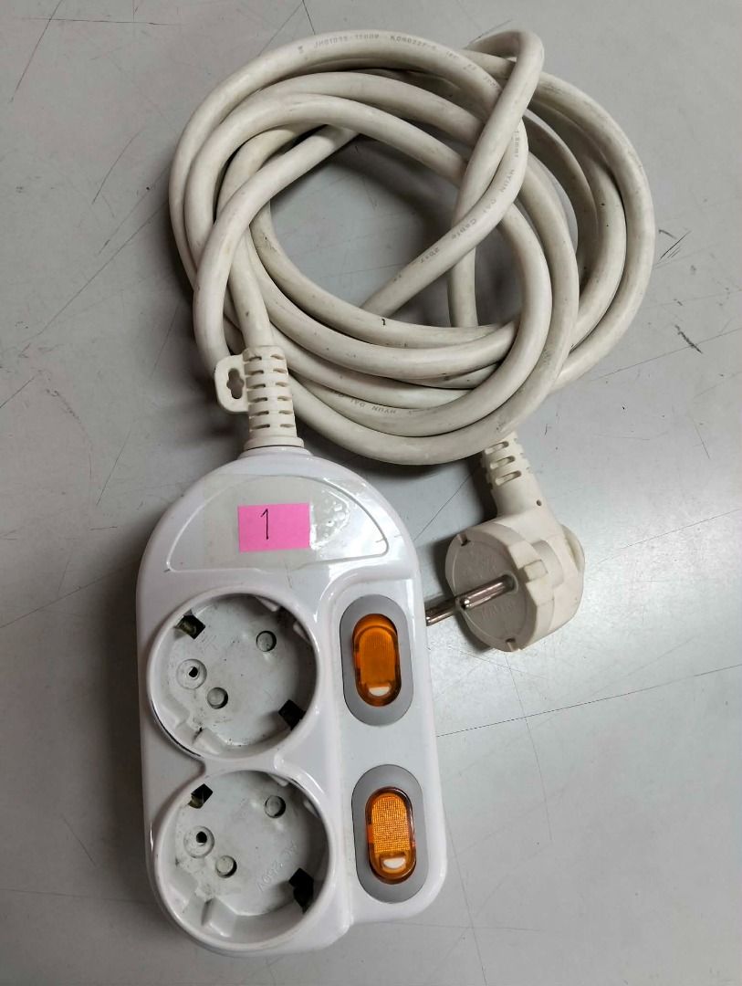 Used Electrical Extension Cords, Power Strips, and Plugs (Category: Electrical, Adaptors & Sockets) located in Binan City. Submitted by croti_by_juliechi (Listing ID 1460960370, Image 2). Description: FOR SALE: Used Electrical Extension Cords, Power Strips, and Plugs Php1 PM for price and additional photo Location/Pick-up: BCPI (Best Chemicals & Plastics, Inc.) PTC, Brgy. Maduya, Carmona, Cavite Mon–Fri, 8AM–4PM (except sat-sun-holiday) https://s