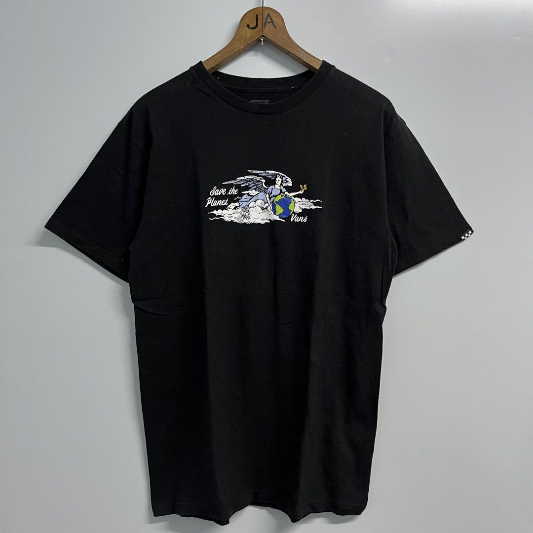 Vans - Save The Planet Tee (Category: Tshirts & Polo Shirts ) located in Batangas. Submitted by wornwear.ph (Listing ID 1461084390, Image 2). Description: Vans - Save The Planet Tee Medium Width 20 inches Length 28” No side seam Excellent condition 580 only! .