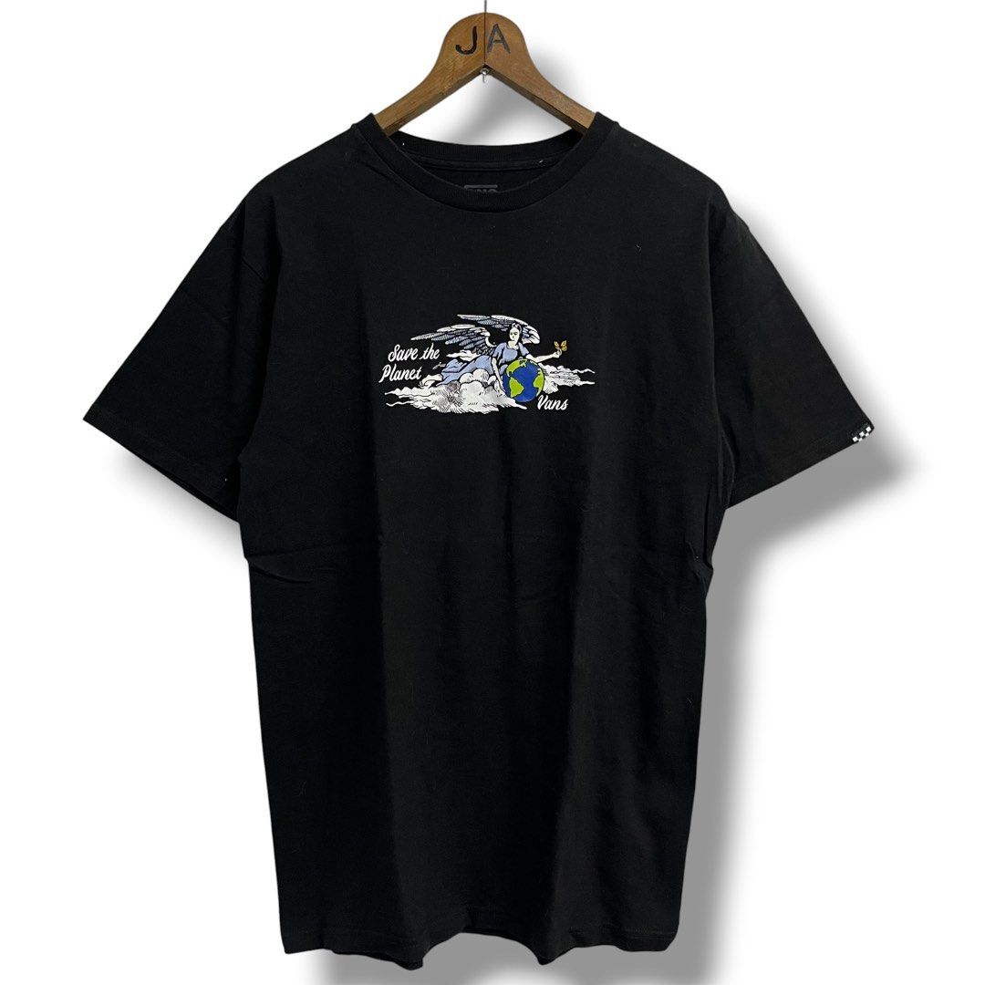 Vans - Save The Planet Tee (Category: Tshirts & Polo Shirts ) located in Batangas. Submitted by wornwear.ph (Listing ID 1461084390, Image 1). Description: Vans - Save The Planet Tee Medium Width 20 inches Length 28” No side seam Excellent condition 580 only! .