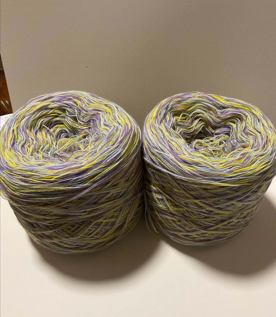 Variegated Indophil Yarn, Mohair Yarn (Category: Craft Supplies & Tools) located in Baguio. Submitted by n.jade (Listing ID 1461047791, Image 3). Description: PLEASE READ: Variegated Indophil Yarn (4 ply) Around 190g-200+ per cake Mohair Yarn (White - 4ply) Around 170g-190g+ per cake ₱120 each FOR TAKE ALL: ₱1,000 Shipping fee is shouldered by the buyer (J&T Express).