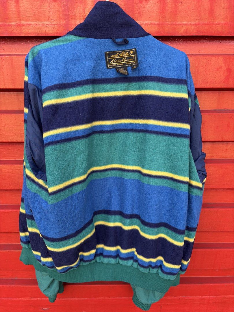 Vintage 90s Eddie Bauer Fleece-Lined Jacket (Category: Coats, Jackets and Outerwear) located in Bacolod City. Submitted by keel_08 (Listing ID 1461003492, Image 2). Description: Medium on tag 25 W 23.5 L Good condition + shipping fee.