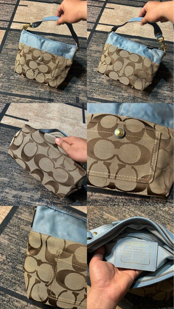 Vintage Coach bags and wallet bundle (Category: Luxury Bags & Wallets) located in Tagum. Submitted by oddlotpriv3808 (Listing ID 1460953057, Image 3). Description: 3 bags + 1 wallet✅ All guaranteed Authentic/OG✅ Freebies na lang yung soho tote✅ SOLD na yung black na ilalim ng soho black tote.