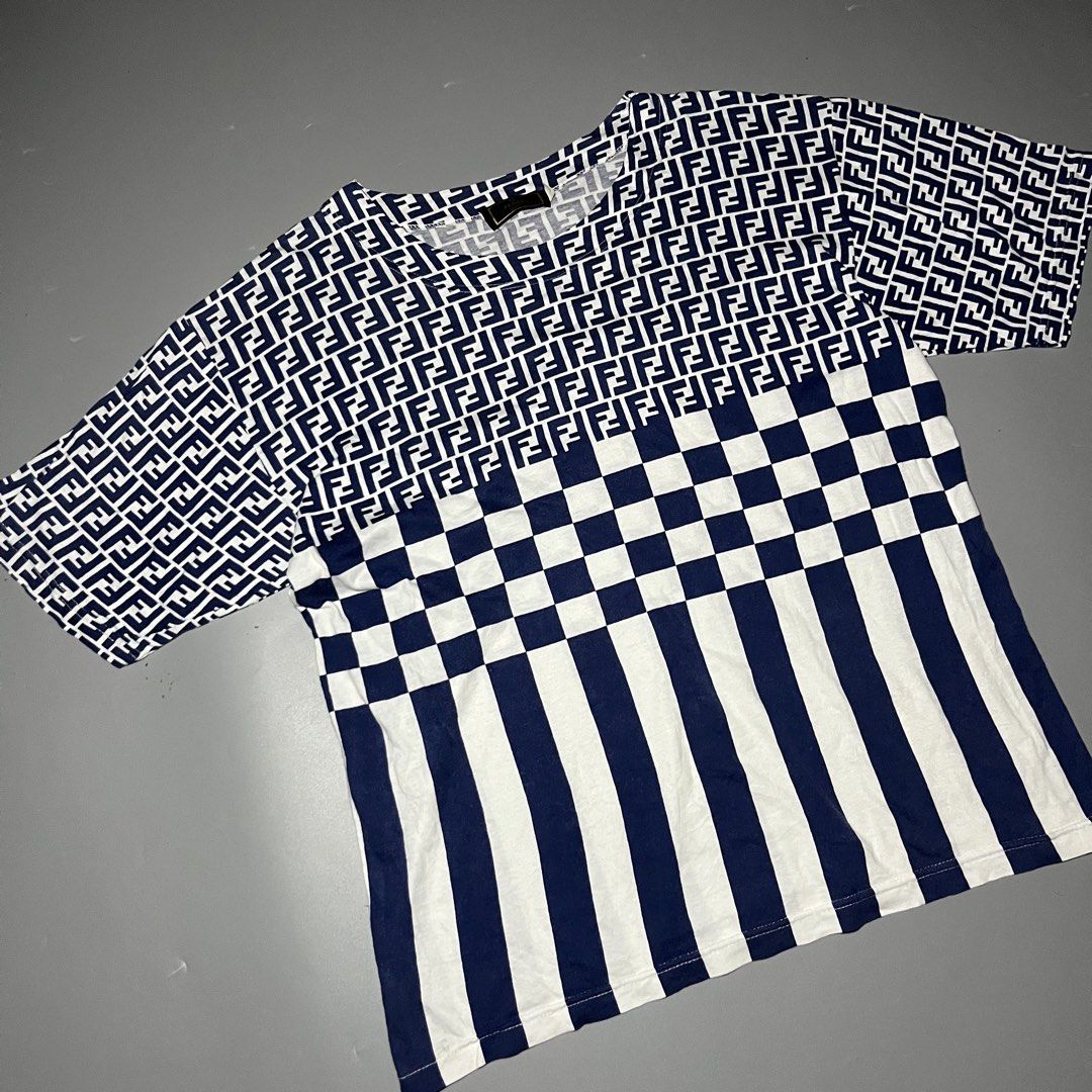 Vintage Fendi Monogram Shirt (Category: Tshirts & Polo Shirts ) located in Manila. Submitted by lostendfound1008 (Listing ID 1460969261, Image 3). Description: fendi monogram vintage Size: large on tag fit medium Dimension: 25 x 20.5 Good Condition Mine: 2500 +ship automatic yours MOD: Gcash / Maribank Courier: J&T / Lalamove 📍Metro Manila / Sampaloc.