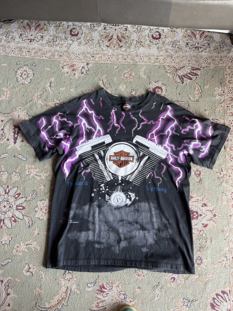 vintage harley davidson thunder shirt (Category: Tshirts & Polo Shirts ) located in General Santos City (Dadiangas). Submitted by gdsteals (Listing ID 1460966877, Image 1). Description: See photo for details.