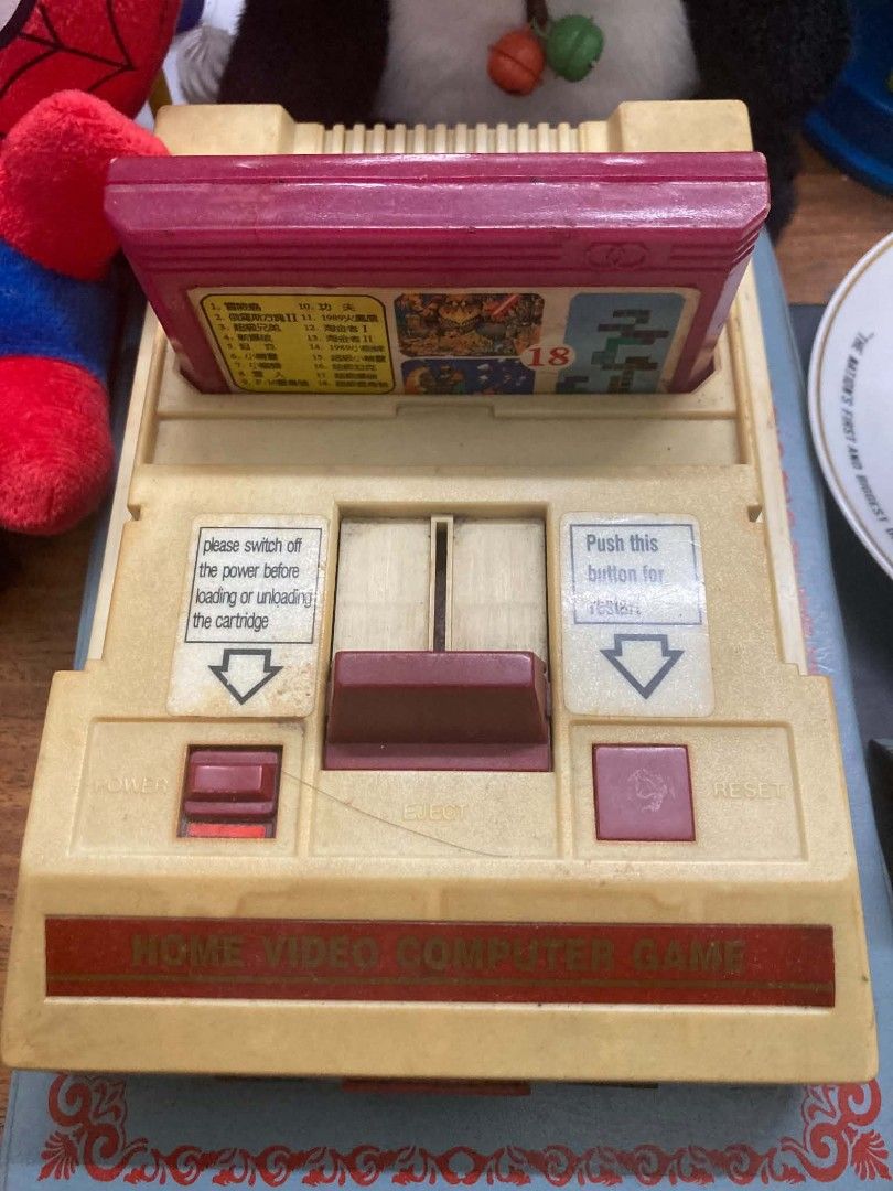 Vintage Home Video Computer Game (Family Computer) (Category: Others) located in Manila. Submitted by jtoyzandcollectibles (Listing ID 1461078445, Image 1). Description: 🎮 Vintage Home Video Computer Game ₱1,200 only! Vintage Home Video Computer Game / Famicom-style console with 18-game cartridge. Great for collectors, retro gaming enthusiasts, or anyone looking for a nostalgic piece from the classic gaming era. 📌 Condition: Untested / As-Is 📌