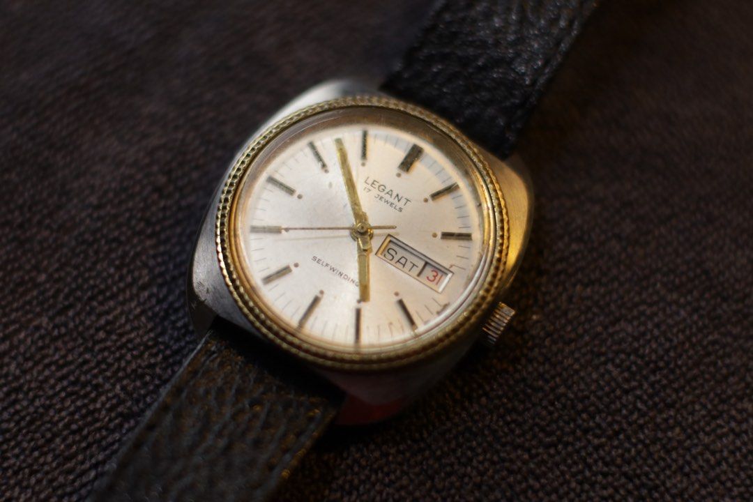 Vintage Legant (Category: Luxury Watches) located in Cordon. Submitted by jaylinden22 (Listing ID 1460955501, Image 3). Description: RFS: Downsizing collections only. • Good condition and sell as is. Needs service on day-date function. • Aftersales service and returns are not applicable po. • All listings are stored in a safe with proper care. • Take note that you’re buying a prelove so manage your expectations. Some issue/s may be missed. This m