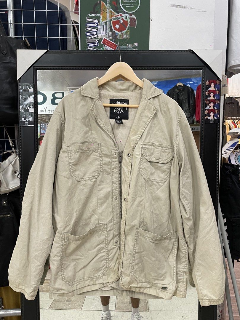 VINTAGE STUSSY GEAR ZIP UP (Category: Coats, Jackets and Outerwear) located in Baguio. Submitted by keyz_2find (Listing ID 1460993632, Image 1). Description: FS VINTAGE STUSSY GEAR.