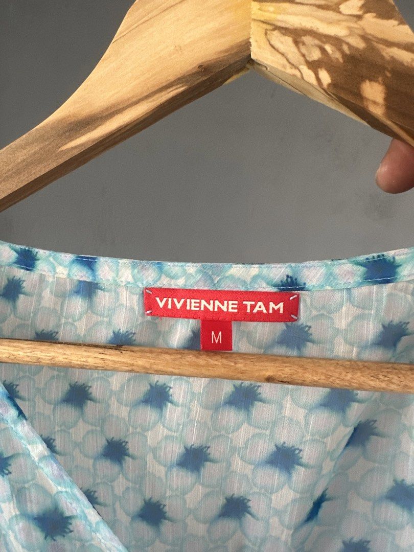 Vivienne Tam - Mesh top (Category: Blouses) located in Pasig City. Submitted by worn2wice (Listing ID 1460976785, Image 3). Description: Size Medium Measurements (in) Width 19 Length 22.5 Excellent condition No copyright infringement intended. This post is for resale purposes only. All trademarks, logos, and brand names belong to their respective owners..