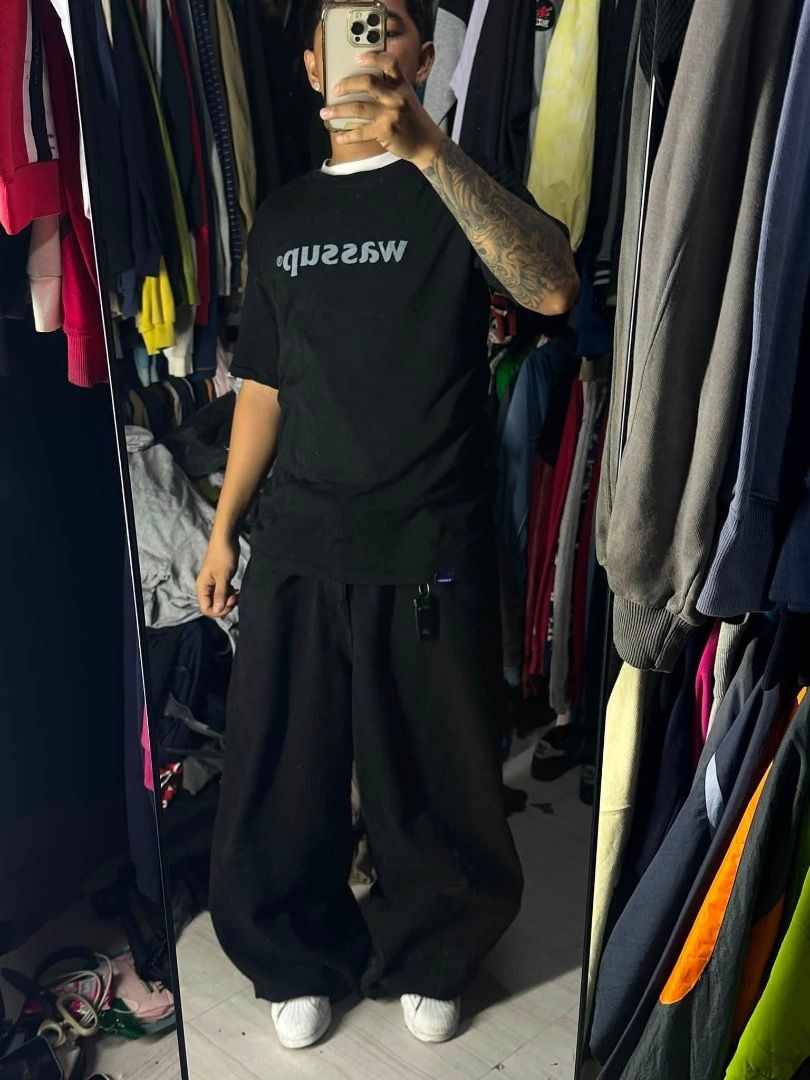 WASSUP black shirt (Category: Tshirts & Polo Shirts ) located in Manila. Submitted by nb_thriftshop (Listing ID 1461064534, Image 3). Description: 28 length 21 width medium to large no issue washed.