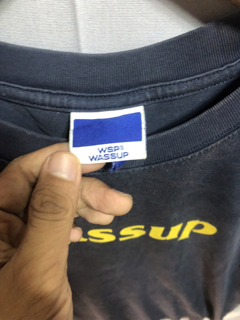 Wassup tee (Category: Tshirts & Polo Shirts ) located in Cagayan de Oro. Submitted by kennymiiiiii (Listing ID 1460943939, Image 3). Description: 22*28 Minimal on the neckline Need wash no crack print C9.