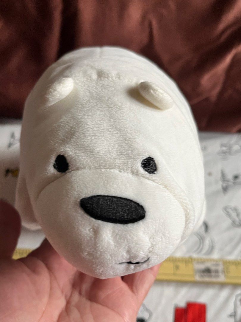 We bare bear ICE BEAR lying down plush (Category: Plushies & Soft Toys) located in Paranaque City. Submitted by bonsaiart (Listing ID 1460993491, Image 1). Description: Pre owned Good condition Mallow type 350+sf via GCASH or paymaya No to meetup No to cop / cod Shipping via j&t only No breaking of set or bundle.