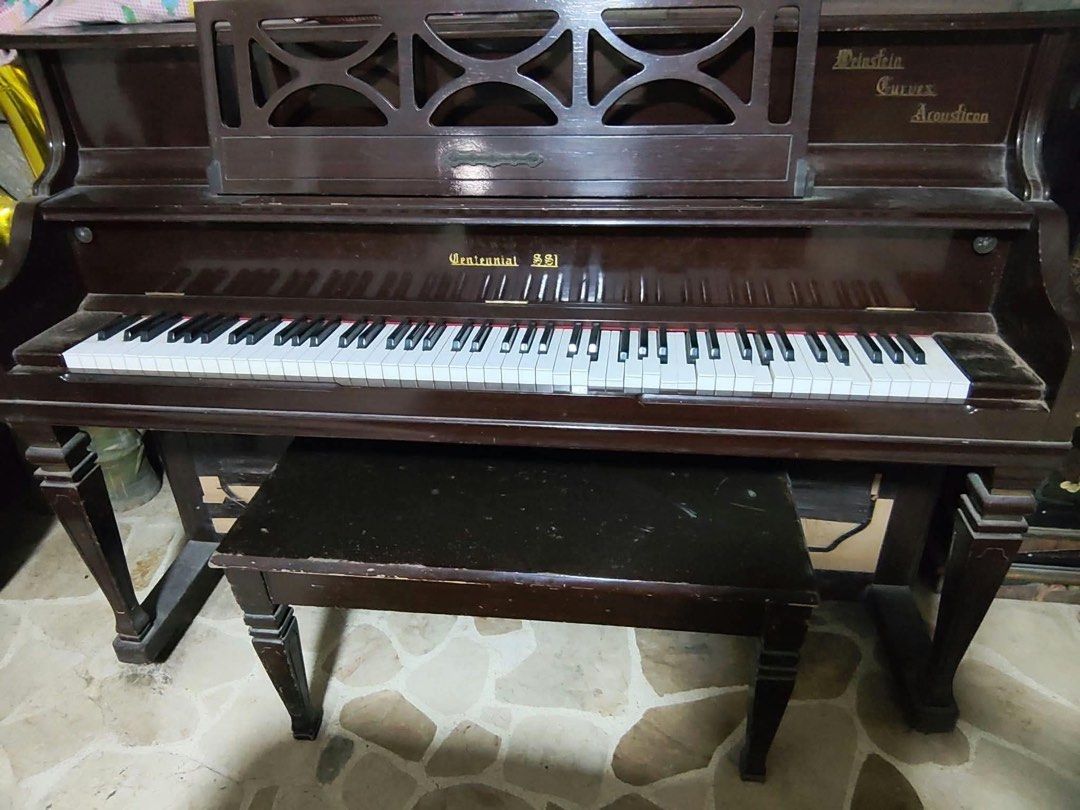Weinstein Curvex Acousticon Piano (Category: Musical Instruments) located in Binan City. Submitted by anamarie1088 (Listing ID 1460930565, Image 2). Description: Model: Weinstein curvex acousticon Flaws: some keys need repair and wood on lower part needs repair too RFS: we dont use it anymore.