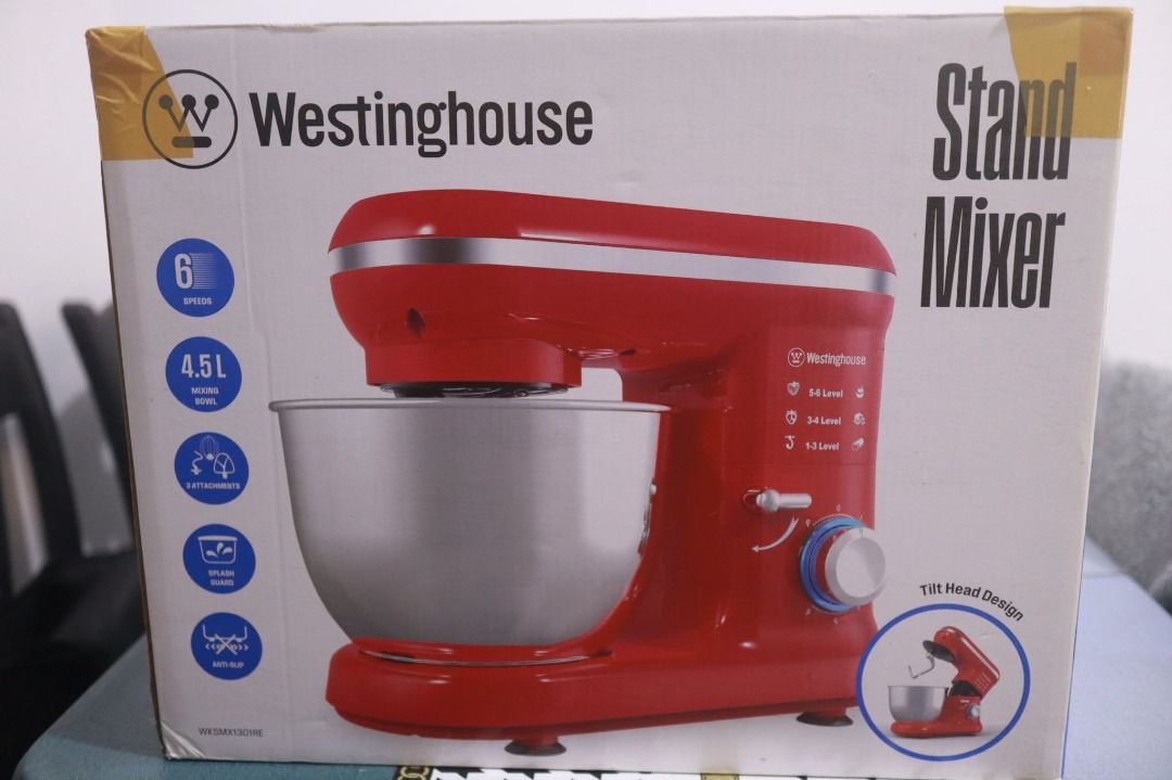 Westinghouse Stand Mixer (Category: Hand & Stand Mixers) located in Caloocan City. Submitted by idz_decluttering (Listing ID 1460925312, Image 3). Description: Great for baking and everyday kitchen use. Powerful, reliable and perfect for mixing dough, batter, and more. .