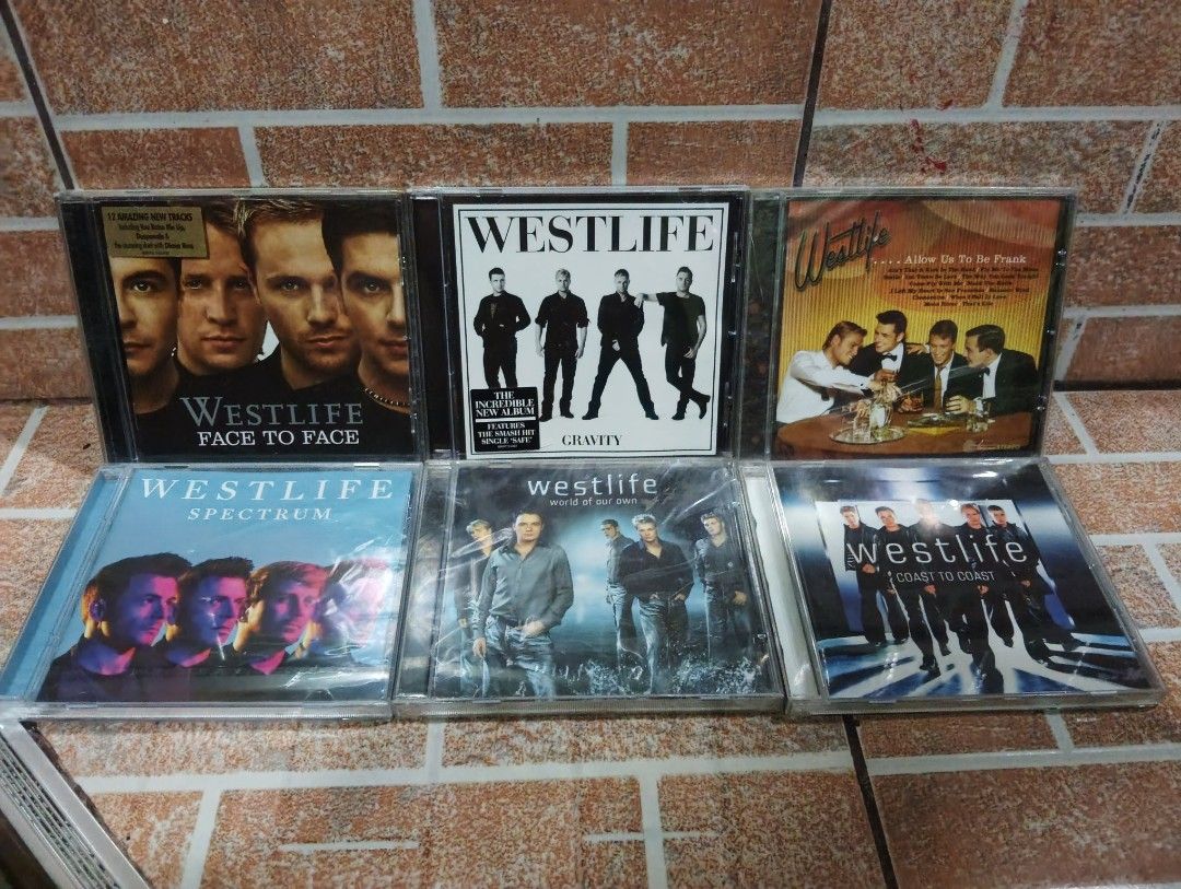 Westlife Original Cd (Category: CDs & DVDs) located in Caloocan City. Submitted by jbfuenzalida27 (Listing ID 1461073152, Image 1). Description: Westlife CD original Westlife Face to Face- 250 Westlife Allow us to be frank -250 Westlife Spectrum -250 Westlife Gravity- 300 Westlife coast to coast -300 Westlife world of our own -300 Meetup: c3 caloocan or pick up.