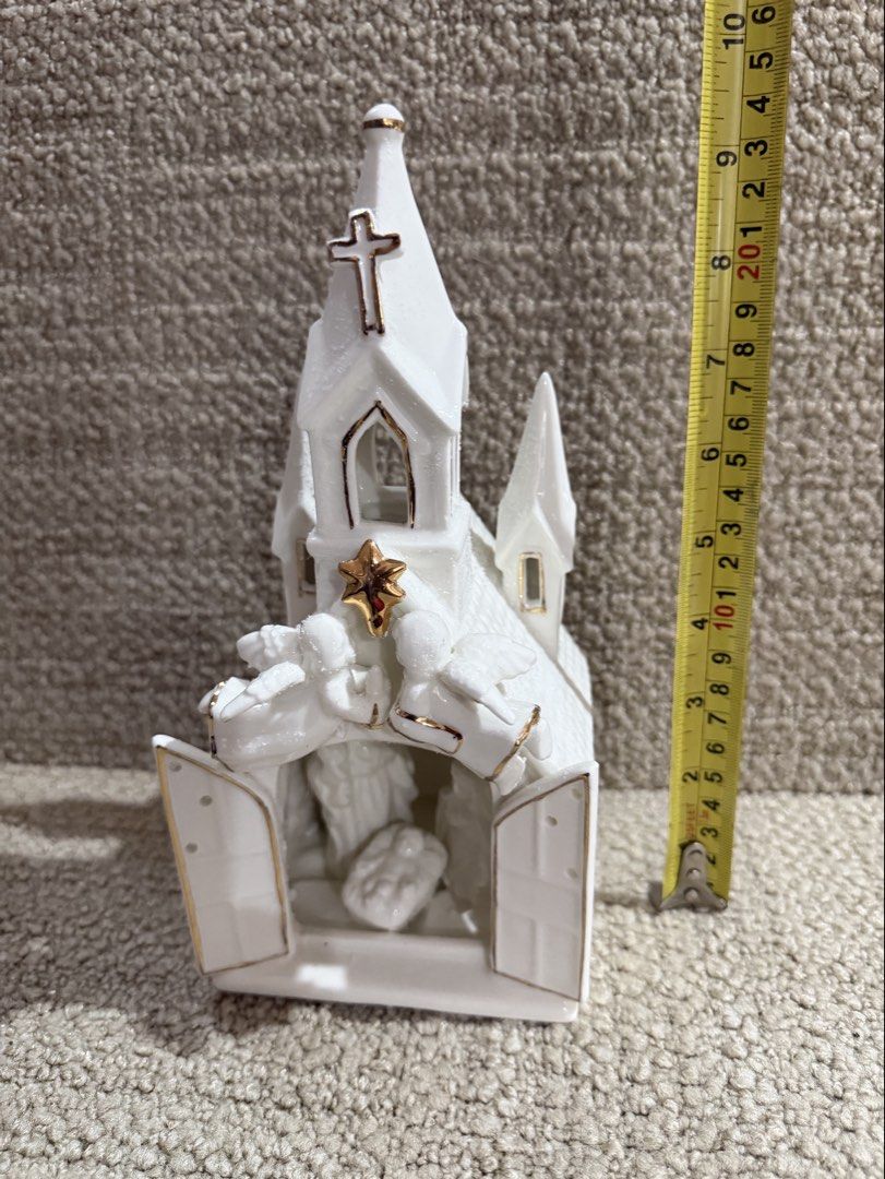 White Glazed Nativity Scene (Category: Other Home Decor) located in Davao. Submitted by riccirici (Listing ID 1460923298, Image 3). Description: White Glazed Nativity Scene Bnew No box 1,600 php + shipping cost J&T Bank transfer Gcash.
