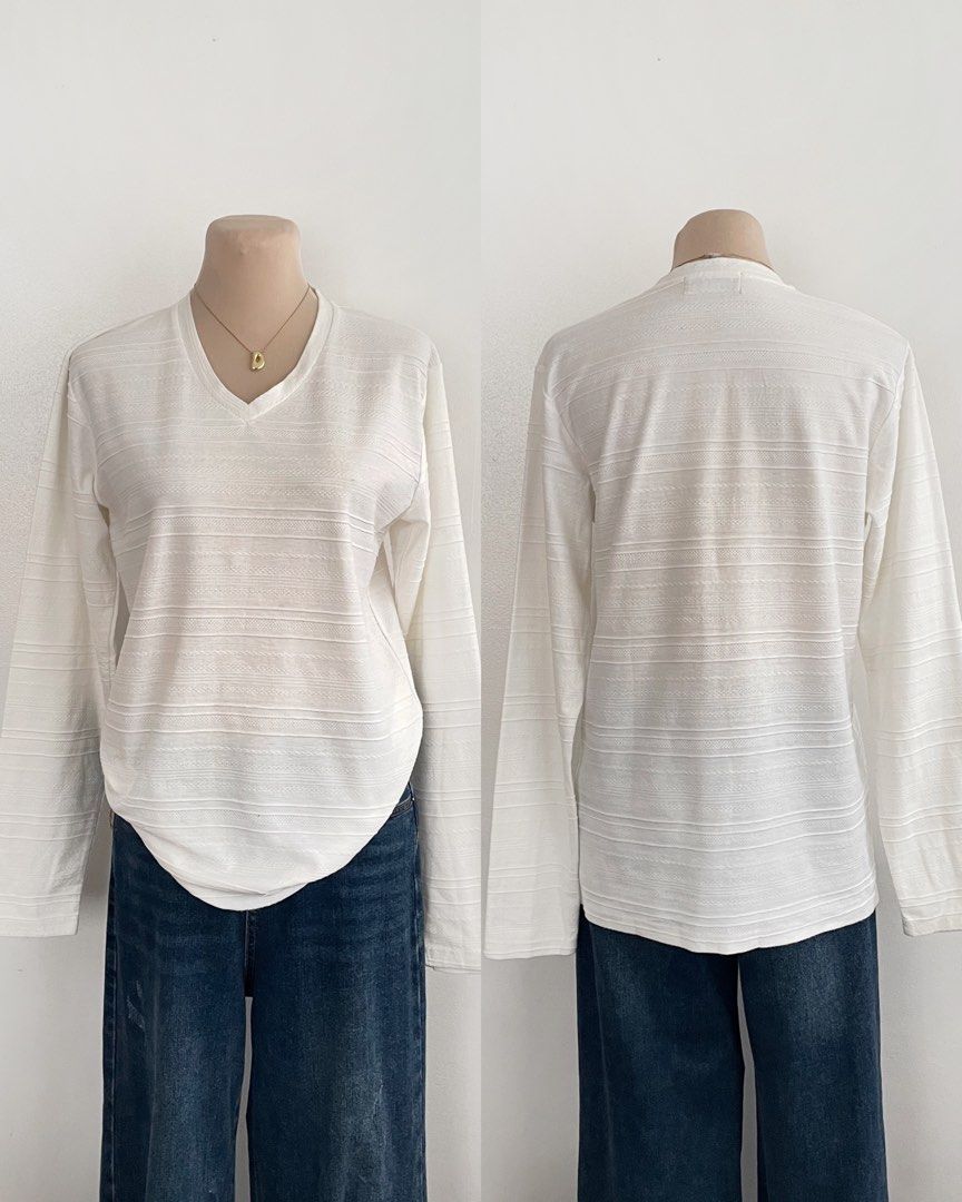 white long sleeves (Category: Longsleeves) located in Manila. Submitted by spankmemingyu (Listing ID 1461095160, Image 1). Description: s-sl.