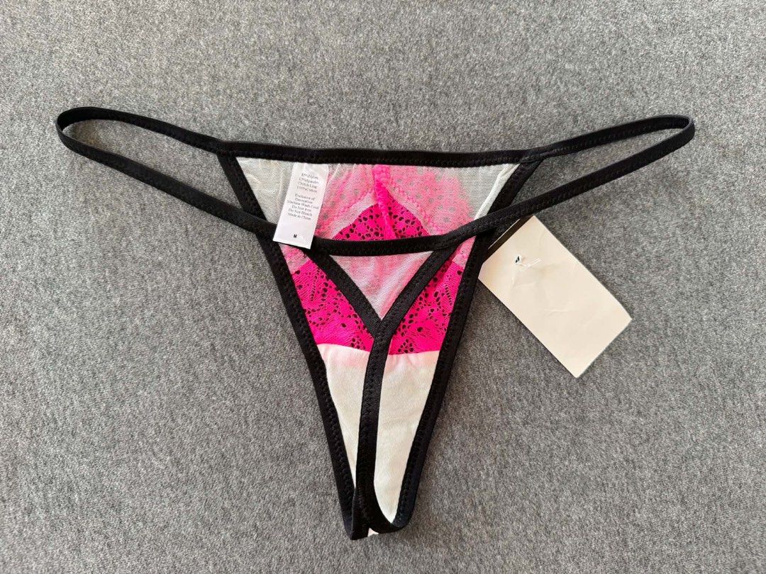 white pink mesh gstring M (Category: Undergarments & Loungewear) located in San Jose. Submitted by 99ners (Listing ID 1460924851, Image 2). Description: .