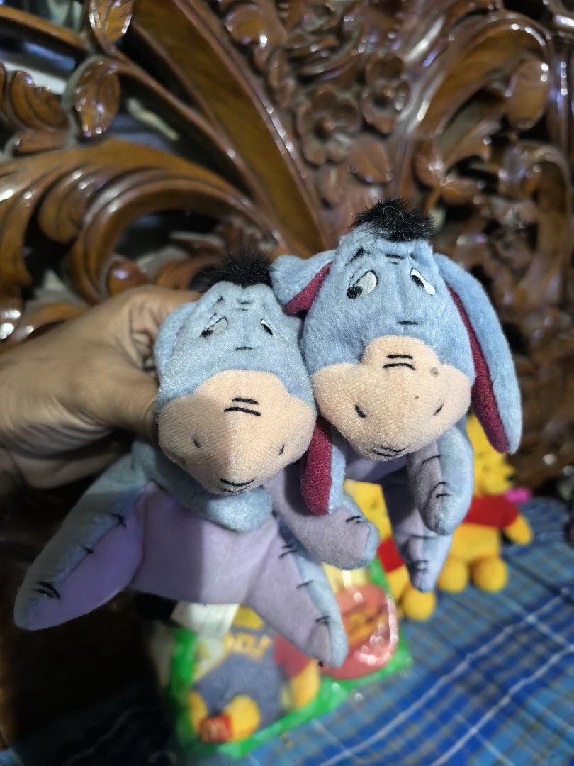 Winnie the pooh, eeyore and rabbit plush (Category: Plushies & Soft Toys) located in Calamba. Submitted by princesspauliney. (Listing ID 1461077365, Image 3). Description: vintage McDonald's Disney Winnie the Pooh and Rabbit plush toys from a 2000/2001 promotion tied to The Tigger Movie.
