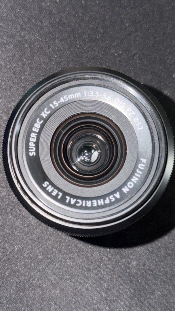 XC 15-45mm Kitlens for Fujifilm (Category: Cameras) located in Quezon City. Submitted by adiladi555 (Listing ID 1461009109, Image 2). Description: FOR SALE/TRADE (to other fuji lenses) Drop your offers! - Fujifilm XC 15-45mm kit lens - Compatible with Fujifilm mirrorless cameras - has light fungus (no impact on photo quality) FIXED PRICE MOP: GCASH/GOTYME/BPI MOD: Lalamove .