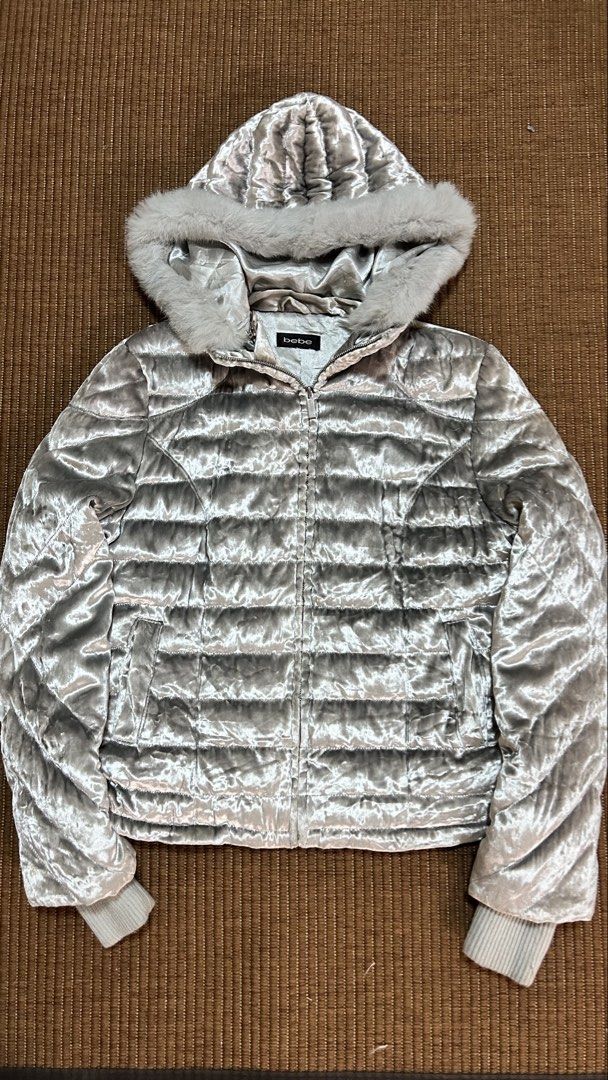 y2k fur hoodie bebe (Category: Coats, Jackets and Outerwear) located in Cavite. Submitted by mr.gb4h (Listing ID 1460927437, Image 1). Description: y2k bebe fur hoodie.