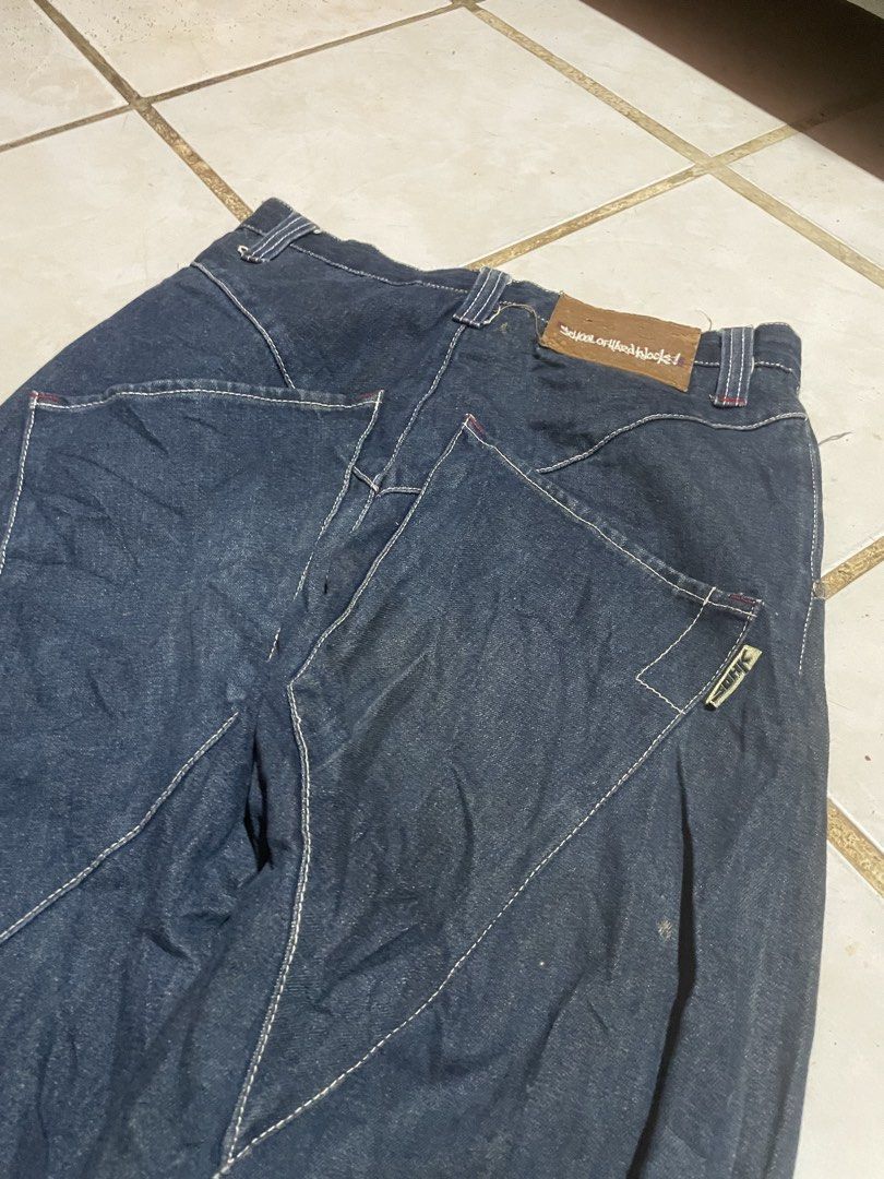 y2k sohk baggy pants (Category: Jeans) located in Iligan City. Submitted by yolkfinds (Listing ID 1461114082, Image 3). Description: swipe for detailed pictures 32 on tag 41 length 10 leg opening 11 thigh.