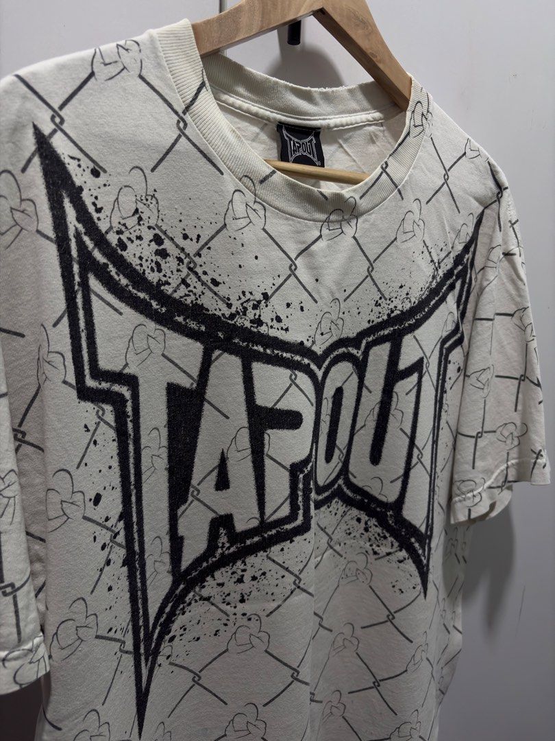 Y2K TAPOUT MMA AOP VINTAGE TEE (Category: Tshirts & Polo Shirts ) located in Binan City. Submitted by micosarchive (Listing ID 1461002811, Image 1). Description: Pm for dimes and details Tags: Y2K Tapout MMA tee 🥊 #Tapout #TapoutVintage #TapoutY2K #Y2K #Y2KFashion #Y2KStreetwear #MMA #MMAStyle #MMAStreetwear #FightingStyle #VintageMMA #VintageTee #VintageShirt #GraphicTee #OversizedTee #Streetwear #EdgyStreetwear #2000sFashion #00sFashion #Throw