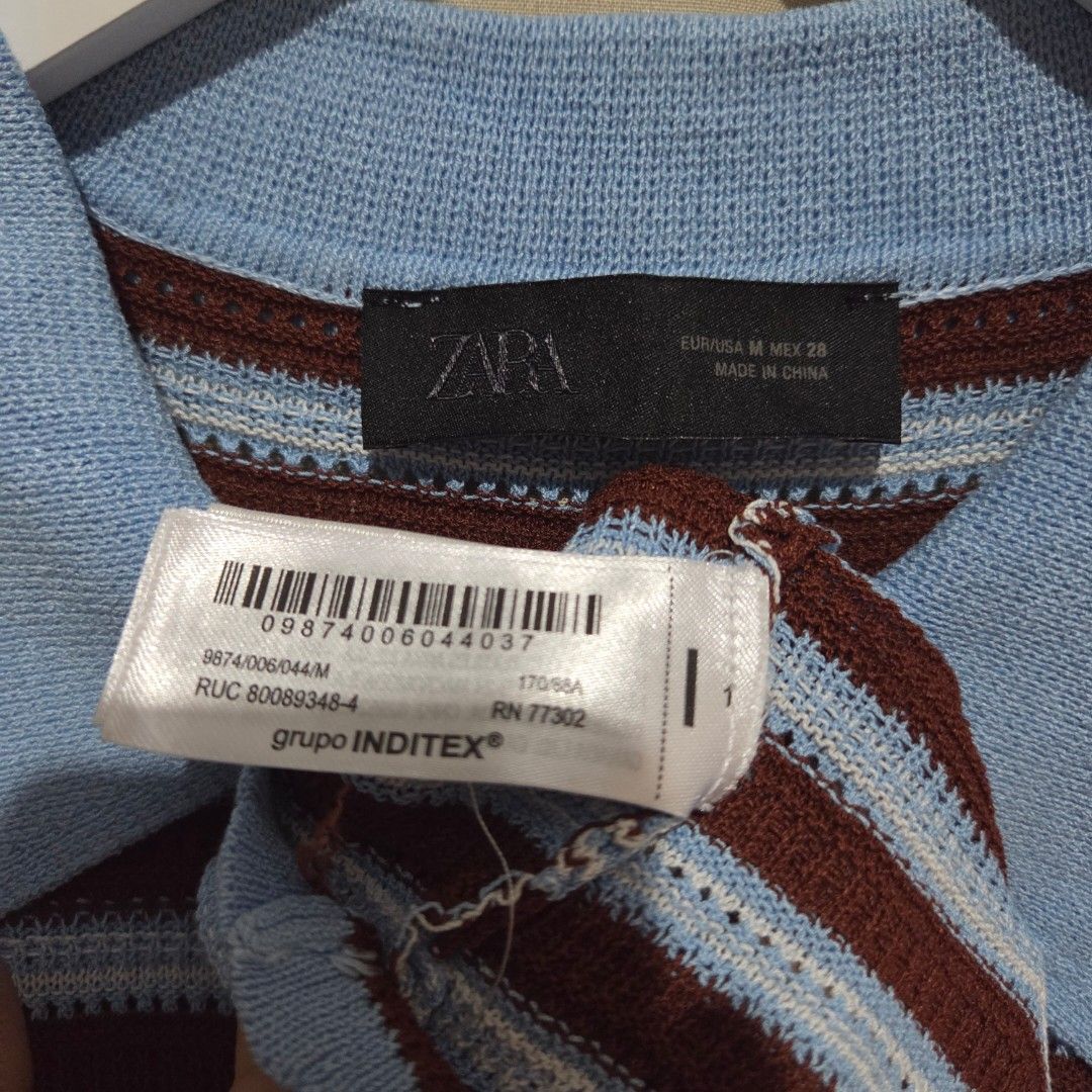 ZARA KNIT TOP (Category: Blouses) located in Santiago. Submitted by fromboxes (Listing ID 1460956696, Image 3). Description: Like new Ships thru J&T Isabela North Luzon Shipping Nationwide No rush shipping 😊😊.