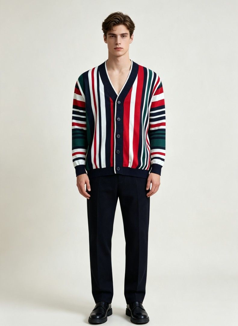 ZARA STRIPED CARDIGAN (Category: Activewear) located in Cavite. Submitted by marcuz.lifestyle (Listing ID 1461072215, Image 1). Description: SIZE:MEDIUM ON TAG WIDTH:21.5 LENGTH:27 EXCELLENT CONDITION NO ISSUE COLOR RATE:10/10 MOP:GCASH DELIVERY COURIER:JNT LOCATION:IMUS CAVITE.