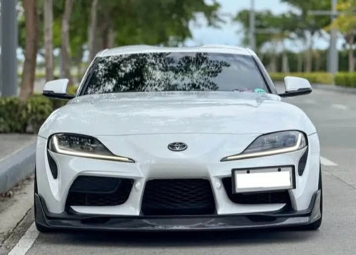 2021 MK5 SUPRA (Category: Announcements) located in Cavite. Submitted by eyamvillag08141 (Listing ID 1461188260, Image 2). Description: For sale!!! Toyota Mk5 Supra 2021 Model NO FAKE PARTS!!! HKS Ti Exhaust HKS Downpipe Volk Rays TE37 19s Mspec (Supra Spec) Yokohama Advan Neova Ad08 Aftermarket Big Turbo Apple Car Play HKS Adjustable Full Coilover Aimgain Carbon Fiber Chin Aimgain Carbonfiber Sideskirt Aimgain Carbonfiber Rear Spat Aimgain Carbo