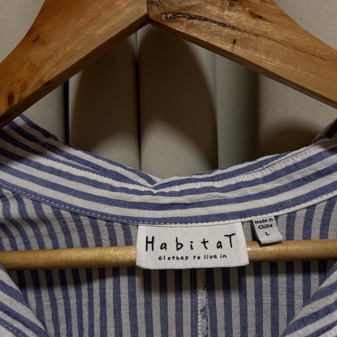 2XL Habitat Stripes Longsleeves (Category: Longsleeves) located in Rizal. Submitted by from99abovecloset (Listing ID 1461127124, Image 3). Description: CODE:119 Size: 2XL Armhole (laid flat):11” Bust (around): 48” Length (laid flat): 34” Cotton | loose | like new .