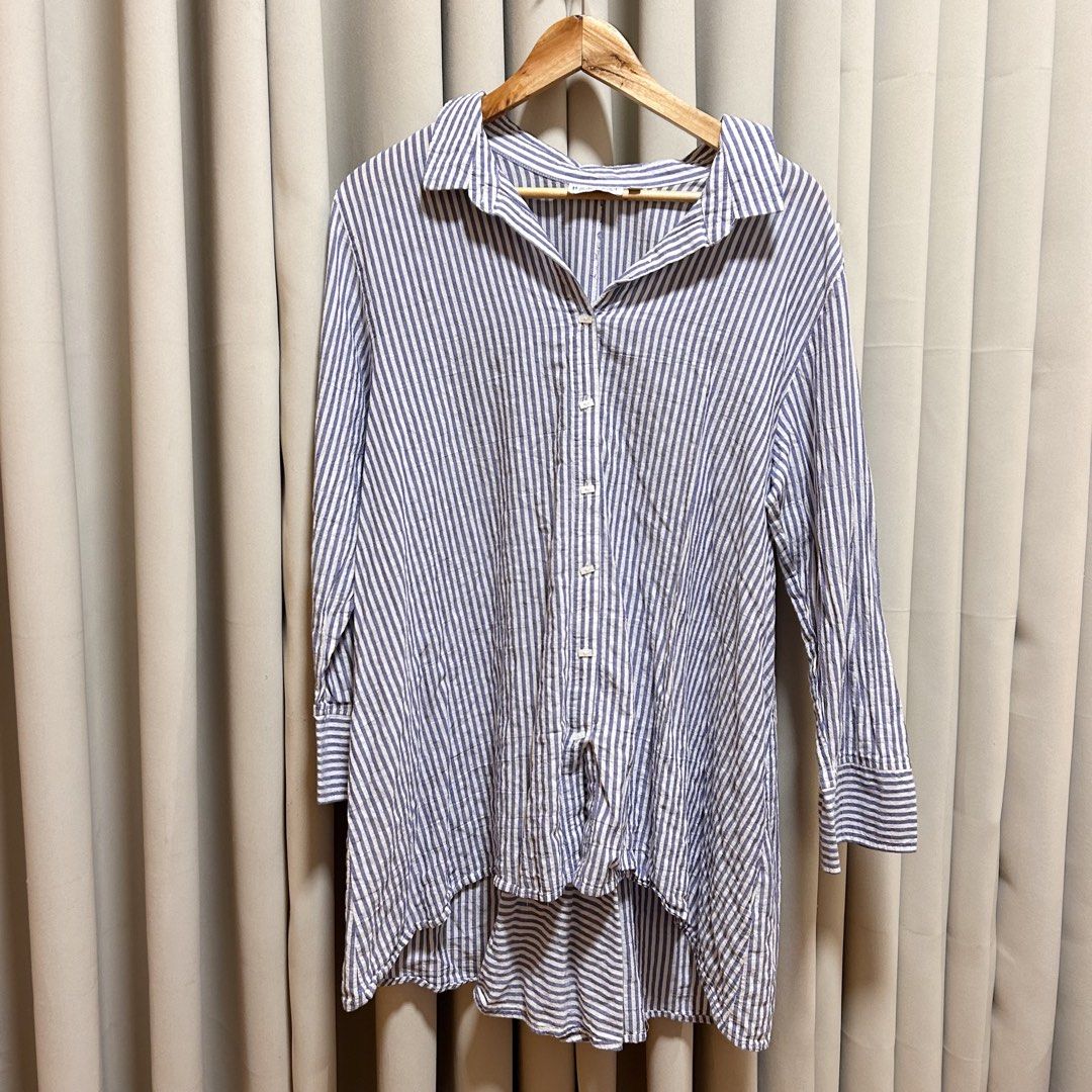 2XL Habitat Stripes Longsleeves (Category: Longsleeves) located in Rizal. Submitted by from99abovecloset (Listing ID 1461127124, Image 1). Description: CODE:119 Size: 2XL Armhole (laid flat):11” Bust (around): 48” Length (laid flat): 34” Cotton | loose | like new .
