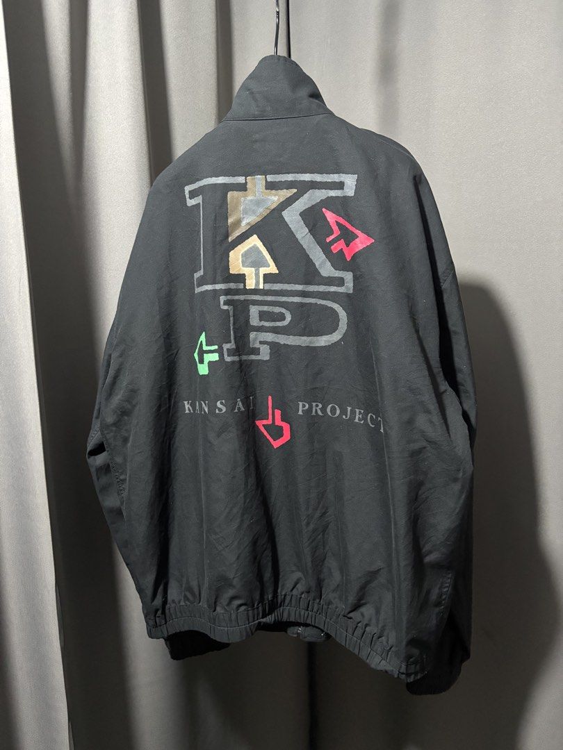 80s Kansai Yamamoto Kansai Project (Category: Coats, Jackets and Outerwear) located in Baguio. Submitted by thecollector2600 (Listing ID 1461284152, Image 3). Description: Medium to large fit Boxy fit 23” x 26”.