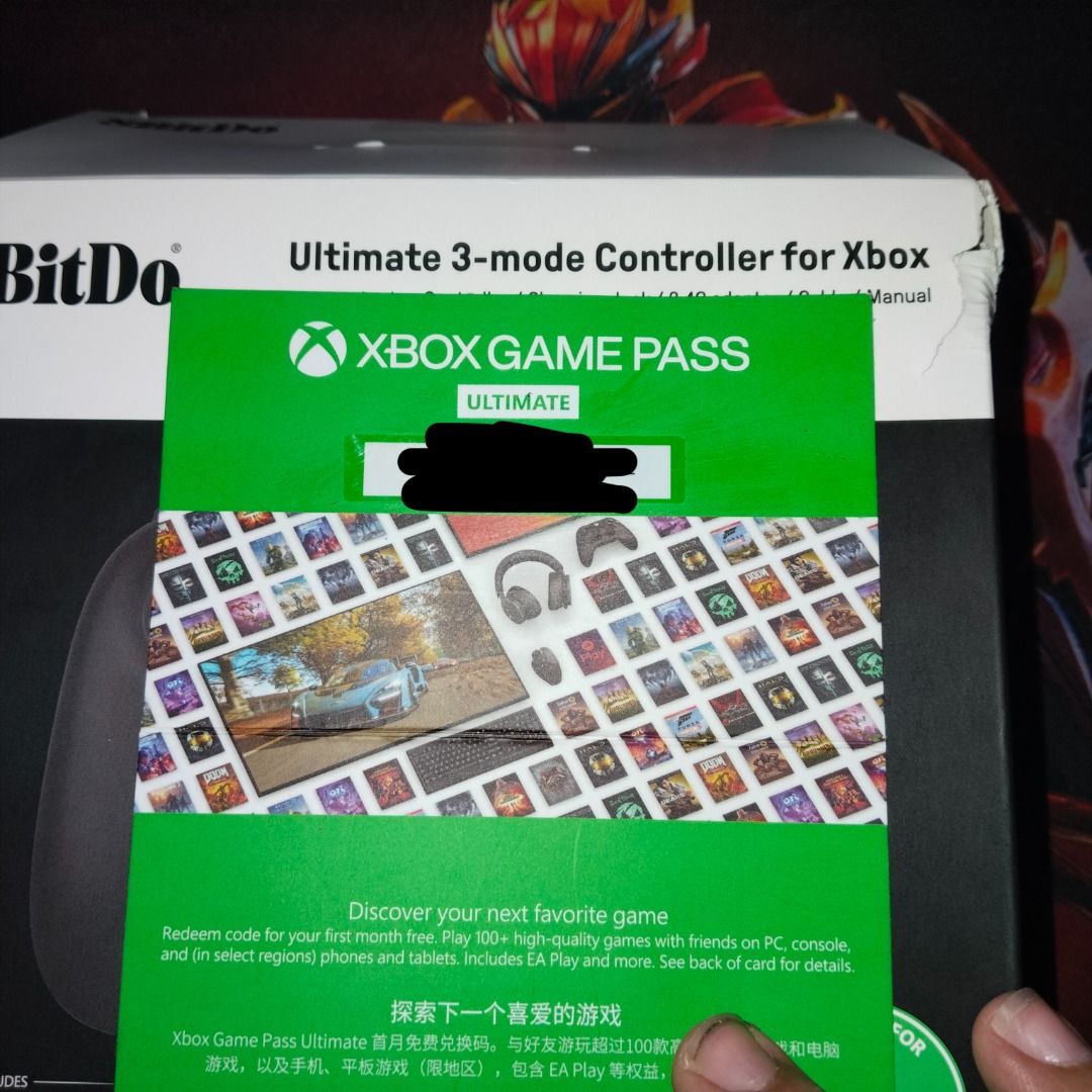 8Bitdo ultimate 3m (Xbox Edition) (Category: Controllers) located in Caloocan City. Submitted by keen_gamer_boy (Listing ID 1461272668, Image 1). Description: 8BitDo Ultimate 3-Mode Xbox Controller (Hall Effect) – Excellent Condition Description: For sale: 8BitDo Ultimate 3-Mode Controller (Xbox Edition) Original Price: ₱2,595 Selling Price: ₱2,000 Condition: Excellent No stick drift (Hall Effect joysticks) All buttons working perfectly Clean and
