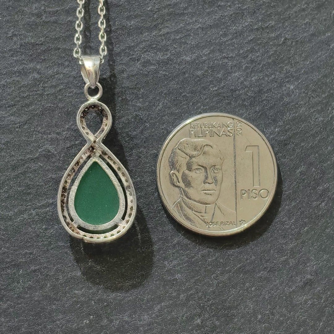 925 Silver necklace, 18 inches (Category: Necklaces) located in Pasig City. Submitted by primepicksph (Listing ID 1461246613, Image 3). Description: DISCLAIMER: Stones used in the accessories are not tested. Therefore, we are selling the items as is. These products are sourced from different suppliers who have obtained them from auctions. Though some may still look brand new, we declare all items posted as pre-owned. Please manage your expectatio