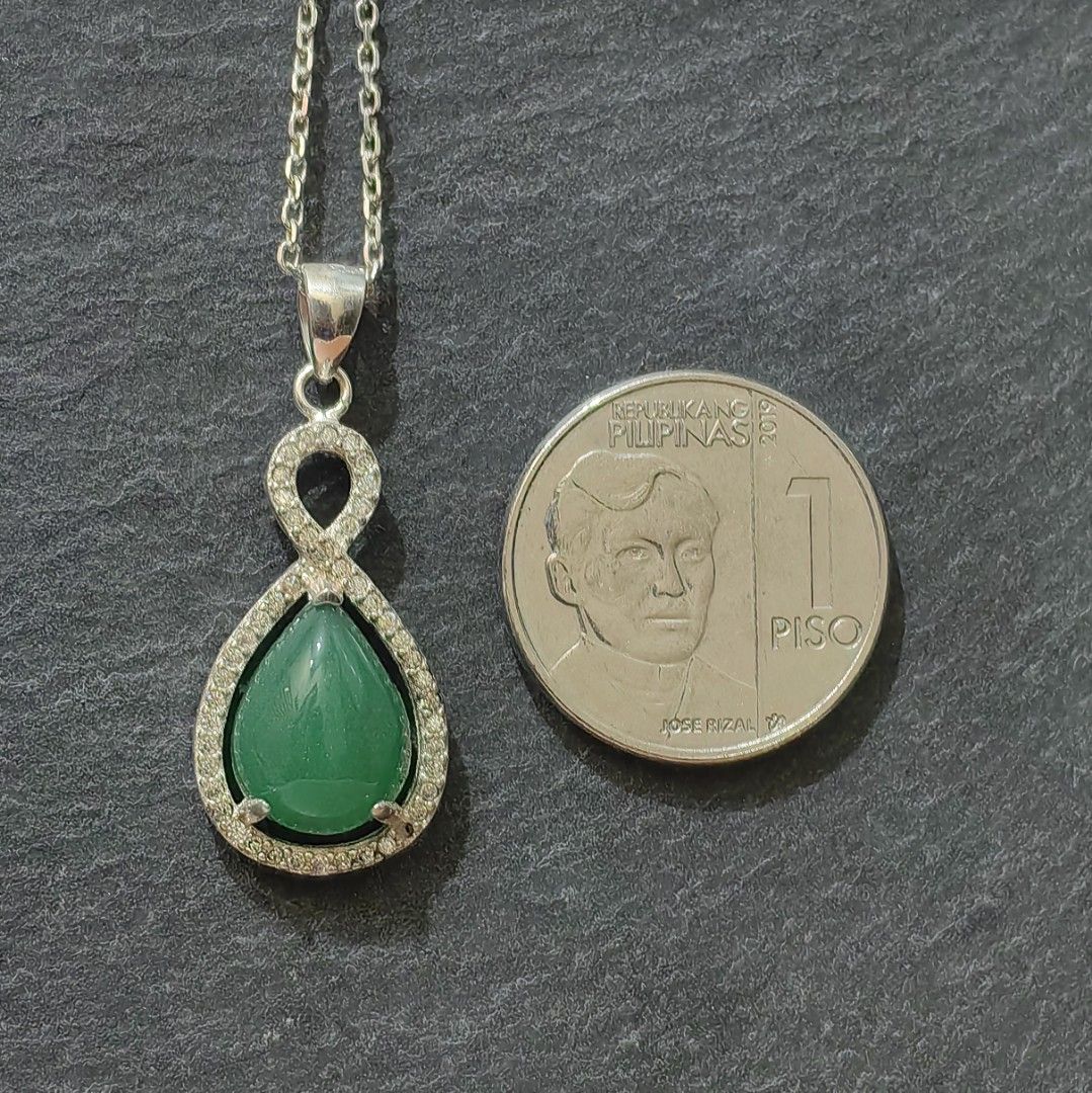 925 Silver necklace, 18 inches (Category: Necklaces) located in Pasig City. Submitted by primepicksph (Listing ID 1461246613, Image 2). Description: DISCLAIMER: Stones used in the accessories are not tested. Therefore, we are selling the items as is. These products are sourced from different suppliers who have obtained them from auctions. Though some may still look brand new, we declare all items posted as pre-owned. Please manage your expectatio