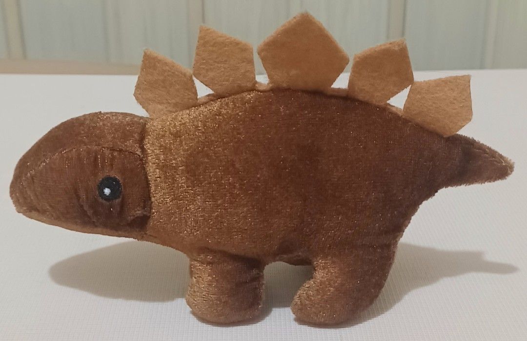 🦕 Brown Stegosaurus Dinosaur Plush — Cute & Compact! (Category: Plushies & Soft Toys) located in Quezon City. Submitted by wjmae (Listing ID 1461156314, Image 1). Description: ✅ Details: - Stegosaurus plush with iconic back plates ​ - Size: ~7" long — perfect desk/bag buddy ​ - Soft velvety brown fur • friendly simple design ​ - Condition: Very good — clean, no damage ​ - Great for dinosaur lovers & kids!.