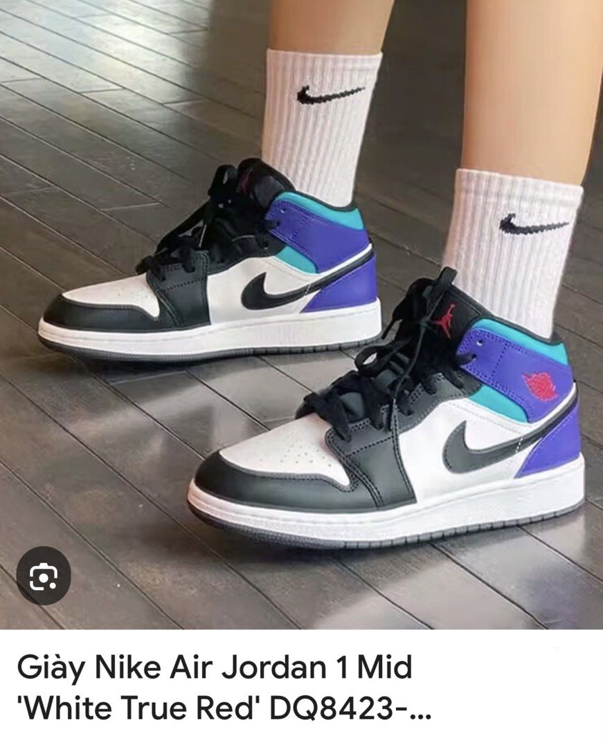 💯 Original Air Jordan Mid (GS) (Category: Sneakers) located in Quezon City. Submitted by mikeylachua29 (Listing ID 1461223684, Image 3). Description: Good as brand new / used 2-3x only Size : 7y or Eur 40 / 25cm.