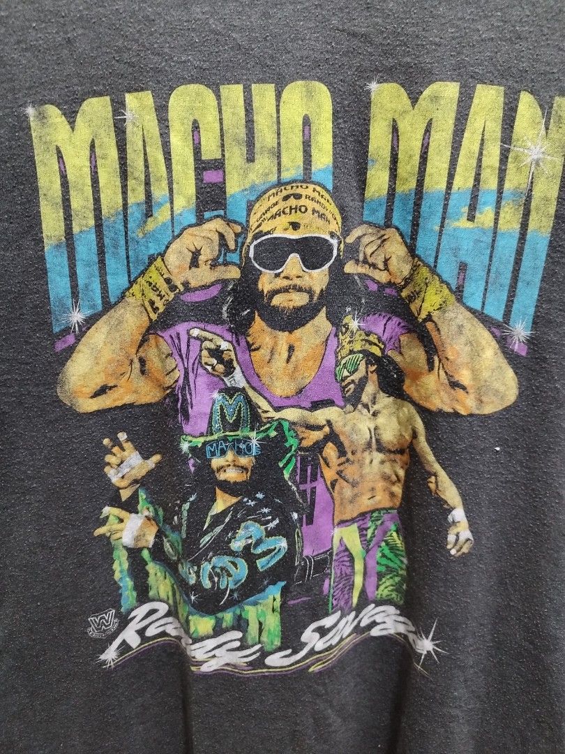 🌐 WWE Randy Savage MACHO MAN (Category: Tshirts & Polo Shirts ) located in Dasmarinas. Submitted by azap.collections.archive (Listing ID 1461143415, Image 2). Description: Official merch/ excellent condition.