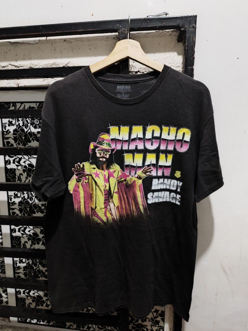 🌐 WWE RANDY SAVAGE "MACHO MAN" (Category: Tshirts & Polo Shirts ) located in Dasmarinas. Submitted by azap.collections.archive (Listing ID 1461146658, Image 1). Description: .