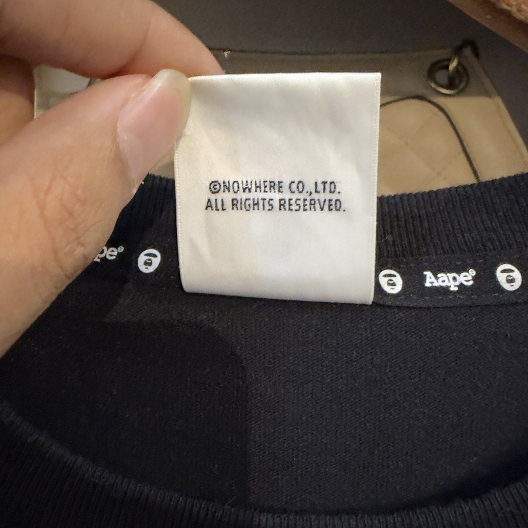 Aape Now Big Logo Black Shirt (Category: Tshirts & Polo Shirts ) located in Manila. Submitted by jerichomal82553 (Listing ID 1461259510, Image 3). Description: Aape Now Big Logo Black Shirt 19 by 27 Good Condition Complete Tags.