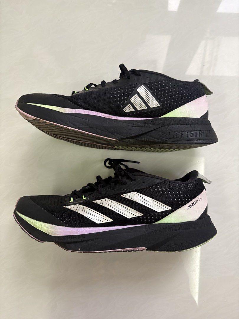 Adidas Adizero SL (Category: Sneakers) located in Caloocan City. Submitted by kylekev_ (Listing ID 1461226287, Image 1). Description: - Adidas Adizero SL Running - Condition: Used, with minor scuffs on sole and toe area. Negotiable‼️.