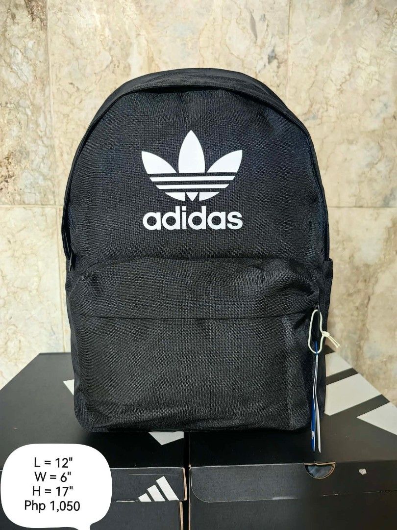 Adidas Backpack (Category: Backpacks) located in Pasig City. Submitted by titojek (Listing ID 1461174908, Image 1). Description: ⚠️ For sale only. 🔥 Brand new and legit Ad!das Backpack (L 12" x W 6" x H 17") 💵 1,050 (2,100 SRP) 🛵 Lalamove or Grab ✈️ J&T and JRS (no rush shipping) 💳 Payment • Gcash or Security Bank ❌ Wala na akong meet up. ❌ Walang COD/COP. ❌ Walang Sh0pee checkout. 📍Pinagbuhatan, Pasig City 💡Actual product color may slightl