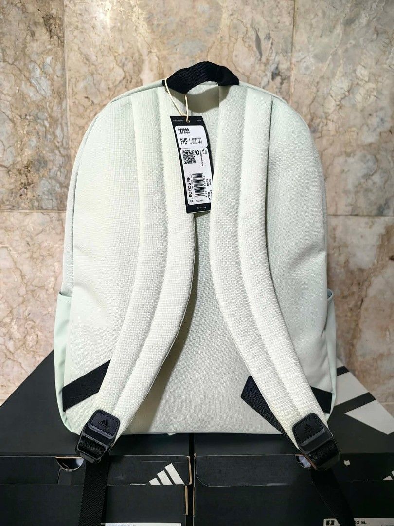 Adidas Backpack (Category: Backpacks) located in Pasig City. Submitted by titojek (Listing ID 1461175218, Image 2). Description: ⚠️ For sale only. 🔥 Brand new and legit Ad!das Backpack (L 12" x W 6" x H 17") 💵 700. Fixed price (1,400 SRP) 🛵 Lalamove or Grab ✈️ J&T and JRS (no rush shipping) 💳 Payment • Gcash or Security Bank ❌ Wala na akong meet up. ❌ Walang COD/COP. ❌ Walang Sh0pee checkout. 📍Pinagbuhatan, Pasig City 💡Actual product color 