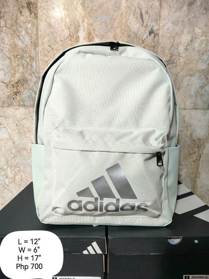 Adidas Backpack (Category: Backpacks) located in Pasig City. Submitted by titojek (Listing ID 1461175218, Image 1). Description: ⚠️ For sale only. 🔥 Brand new and legit Ad!das Backpack (L 12" x W 6" x H 17") 💵 700. Fixed price (1,400 SRP) 🛵 Lalamove or Grab ✈️ J&T and JRS (no rush shipping) 💳 Payment • Gcash or Security Bank ❌ Wala na akong meet up. ❌ Walang COD/COP. ❌ Walang Sh0pee checkout. 📍Pinagbuhatan, Pasig City 💡Actual product color 