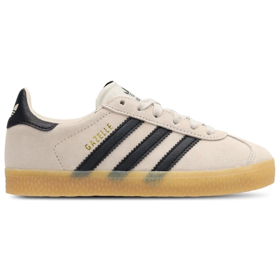 Adidas Gazelle (Category: Babies & Kids Fashion) located in Lipa City. Submitted by budget8co (Listing ID 1461321937, Image 1). Description: Adidas Gazelle for Kids GUARANTEED ORIGINAL complete inclusion (box, tag, extra shoe lace) US12K/UK11.5K/J180/CHN180 18.5cm insole No heel drag (needs cleaning lang) Take Samba & Gazelle for P1500 .