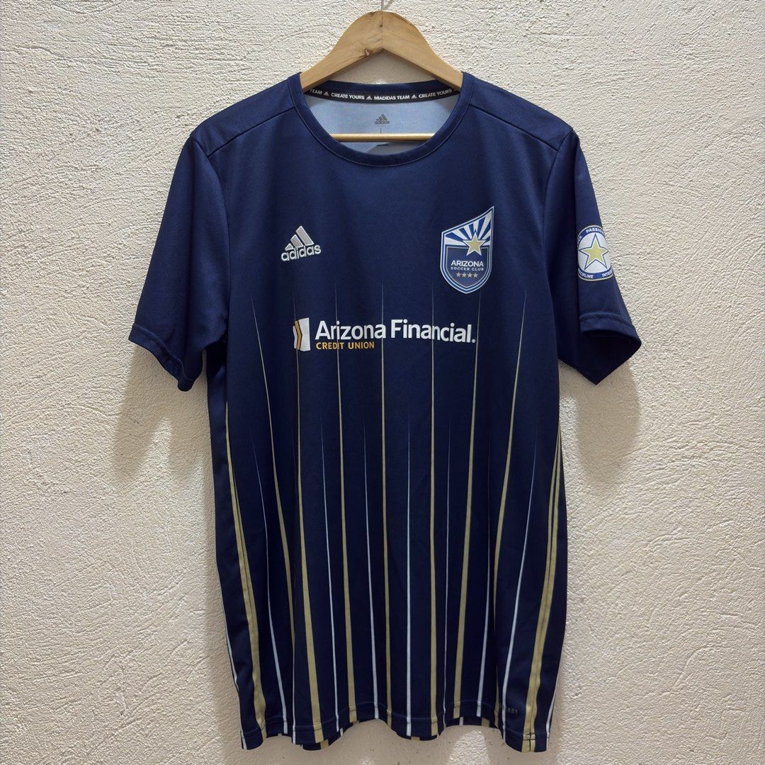 Adidas jersey (Category: Tshirts & Polo Shirts ) located in Bauang. Submitted by garmentlounge (Listing ID 1461188045, Image 1). Description: Large Asian No issues Color may vary due to lighting Very good condition Free shipping.