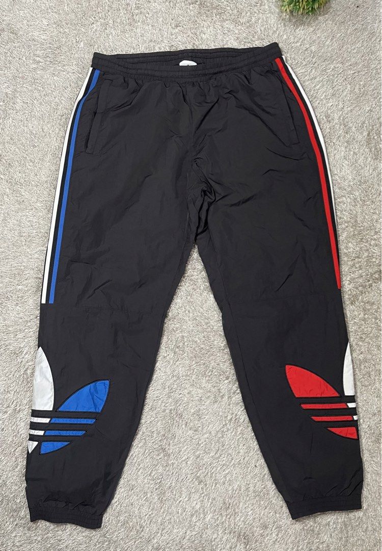 adidas multicolor jogger pants (Category: Joggers) located in Las Pinas. Submitted by moncaz2461827 (Listing ID 1461255246, Image 1). Description: Ad!d@s multicolor woven jogger pants Size xl on tag Waist 35-38 Length 41 Excellent to like new condition Color rate 9.9/10 No issue .