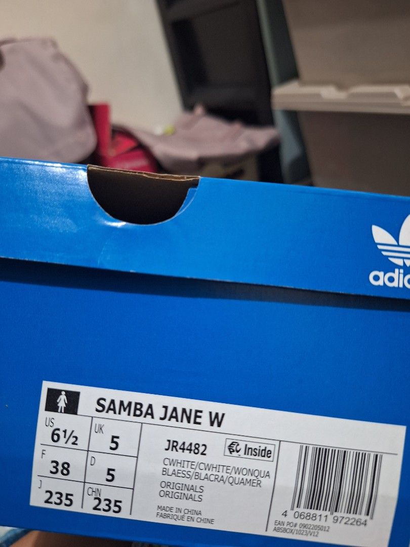 ADIDAS SAMBA JANE (Category: Sneakers) located in Mexico. Submitted by engr.phoebe (Listing ID 1461263979, Image 3). Description: never been used ordered it thru zalora app realised i was just size 6 😭.