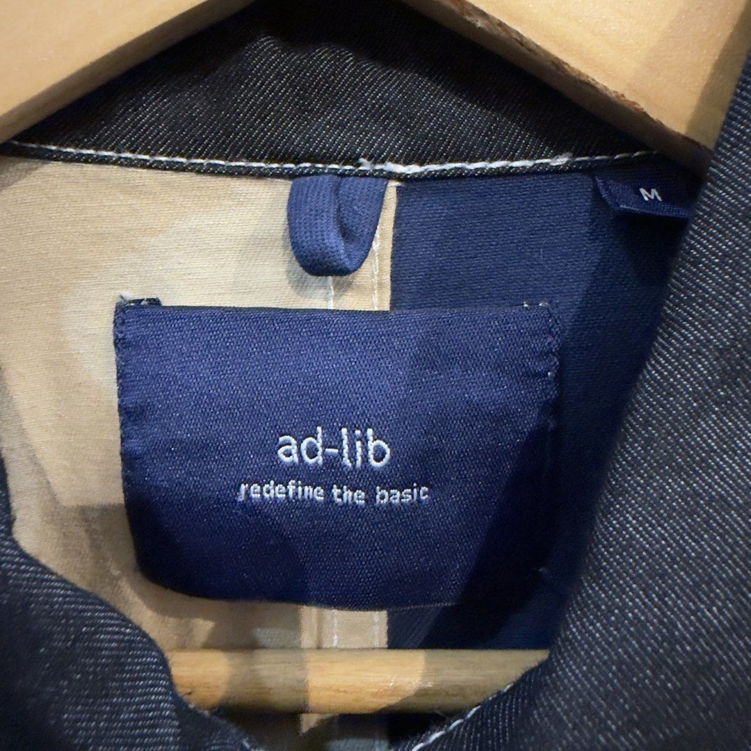 Ad-lib Denim Chore Jacket (Category: Coats, Jackets and Outerwear) located in Manila. Submitted by jerichomal82553 (Listing ID 1461278087, Image 3). Description: Ad-lib Denim Chore Jacket 21 by 27 Good Condition Complete Tags.