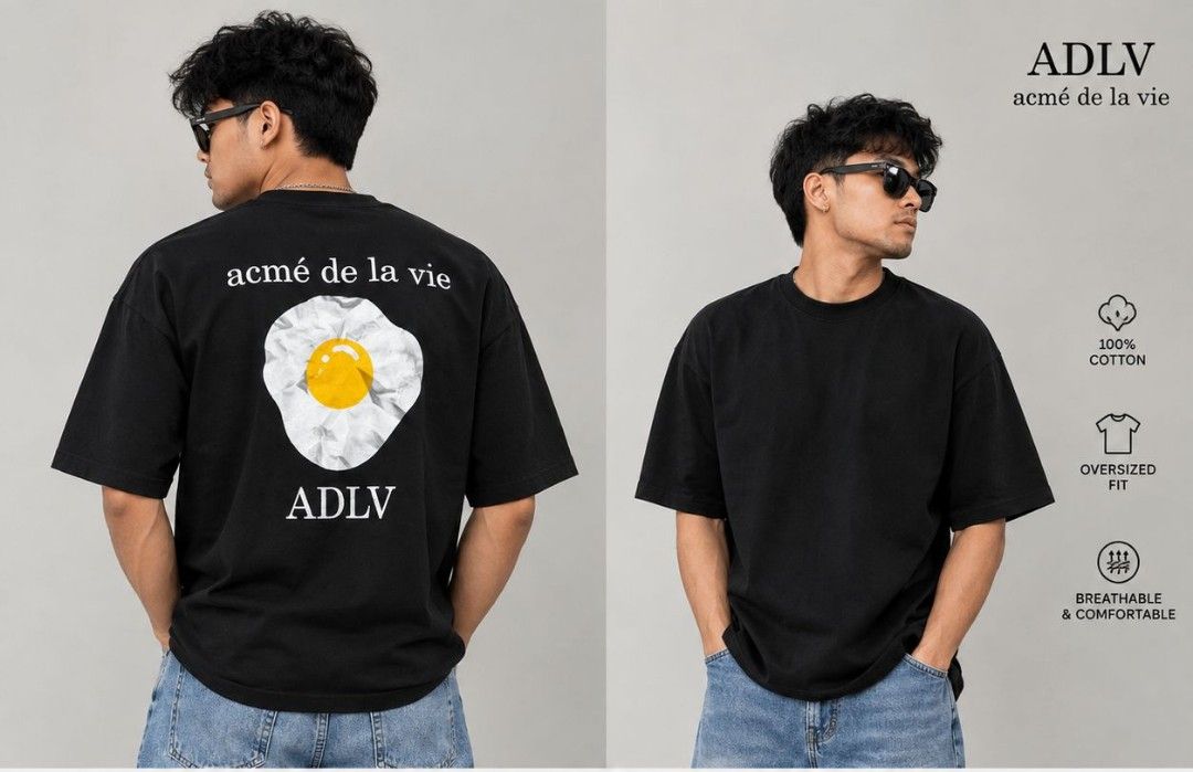 ADLV EGG (Category: Tshirts & Polo Shirts ) located in Amlan (Ayuquitan). Submitted by redeilknt (Listing ID 1461252682, Image 1). Description: ADLV EGG SIZE 2 COMPLETE TAGS AUTHENTIC ISSUE MINOR CRACKS MINIMAL.